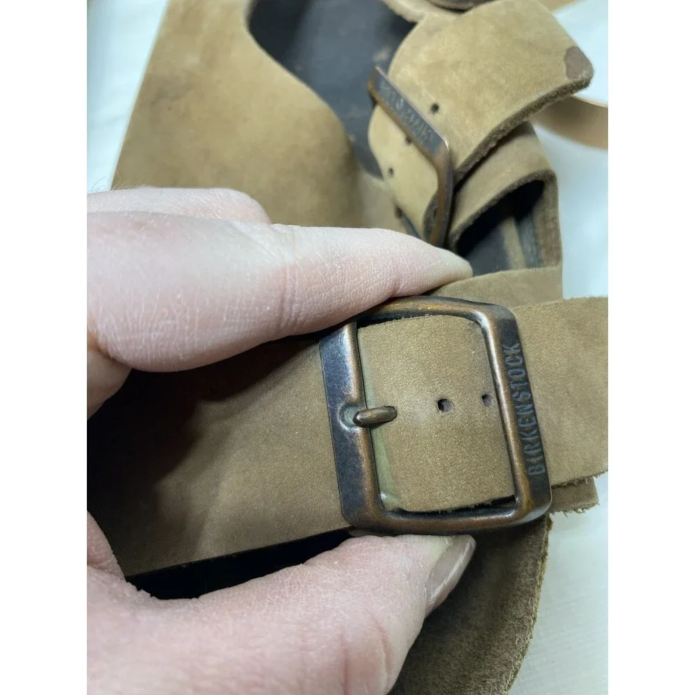 BIRKENSTOCK MENS MILANO LEATHER SANDAL CORK FOOTBED SIZE 6